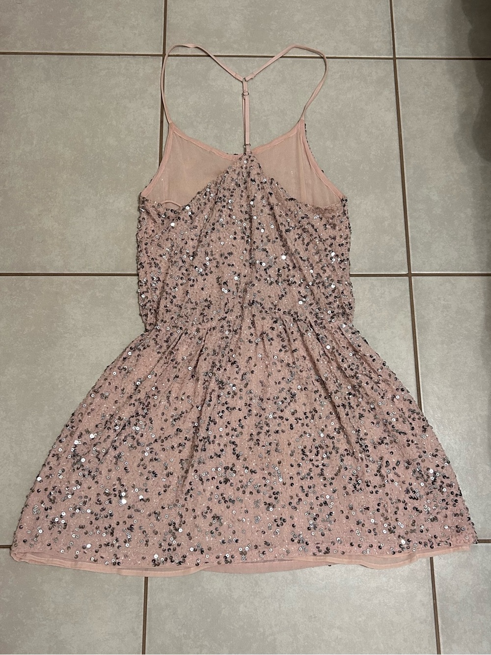 Alice + Olivia pink sequin blouson mini dress - Picture 8 of 8